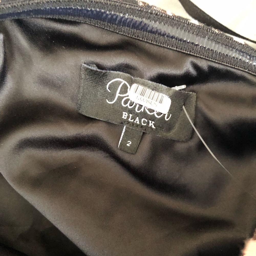 Parker Black Jojo Dress Size 2 - Picture 5 of 6